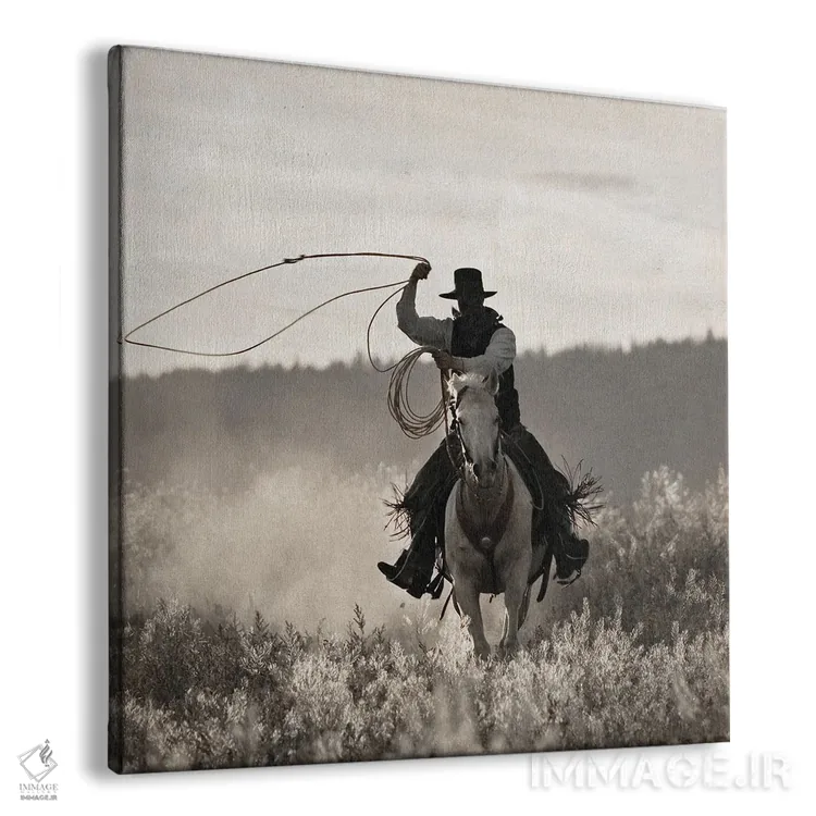 تابلو کابوی پوندروسا اثر دانیتا دلیمنت - نمای پرسپکتیو محصول