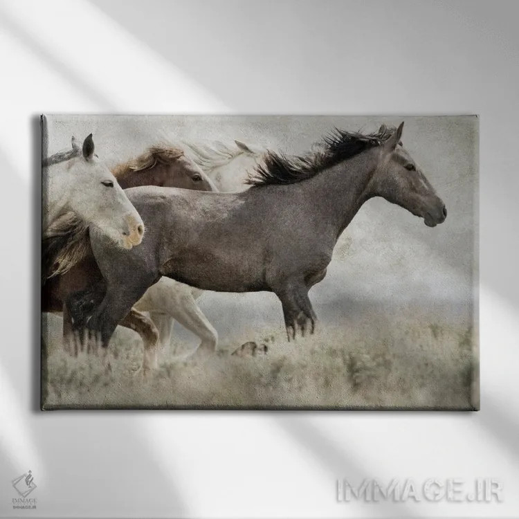 تابلو لبه رعدآسا (مضطرب/دگرگون) اثر دانیتا دلیمنت - نمای روبهرو روی دیوار