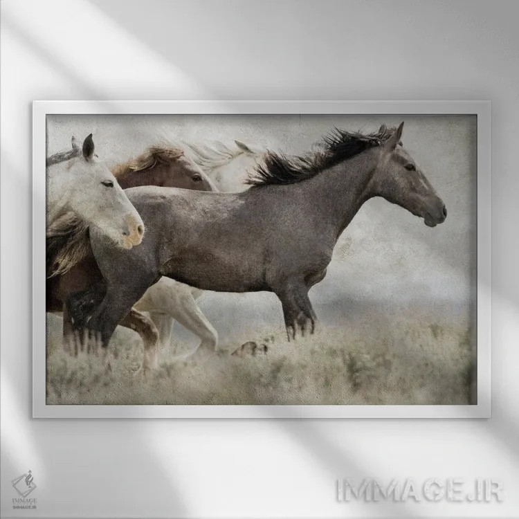 تابلو لبه رعدآسا (مضطرب/دگرگون) اثر دانیتا دلیمنت - نمای قابدار سفید