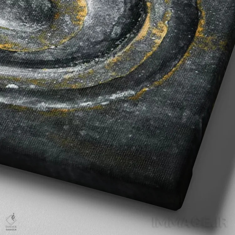 تابلو جاده ۶۶ اثر دانیتا دلیمنت - نمای نزدیک بافت بوم