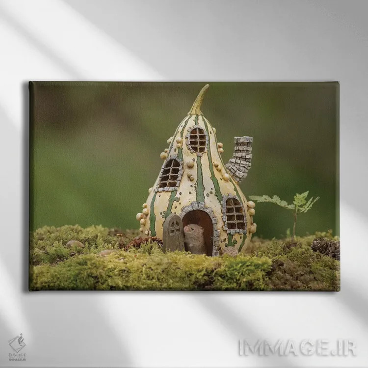 تابلو صبح بهخیر دنیا اثر باور میسون - نمای روبهرو روی دیوار