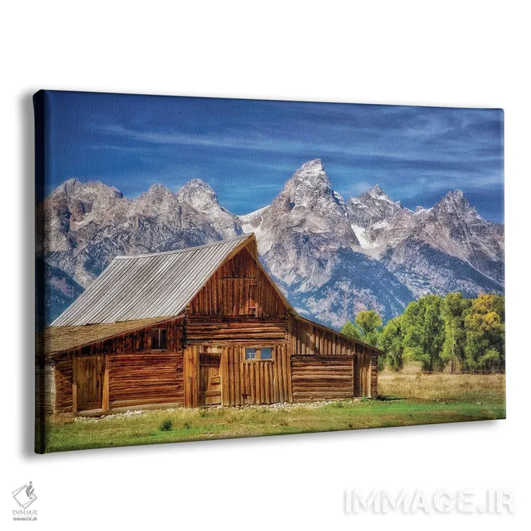 تابلو انبار تتون (منطقه تِتون) اثر دنیس فراتس - نمای پرسپکتیو محصول