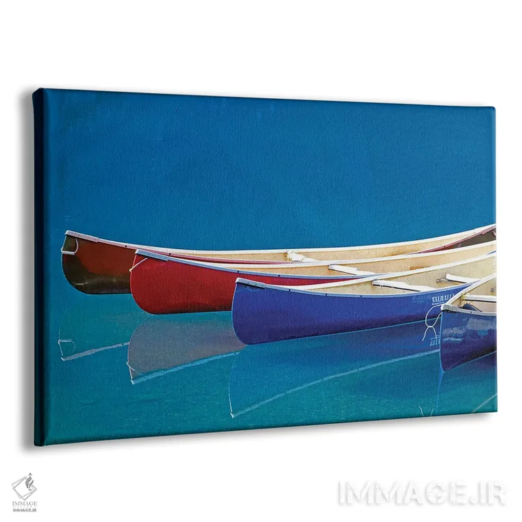 تابلو انعکاس کانو (قایق کوچک) اثر دنیس فراتس - نمای پرسپکتیو محصول