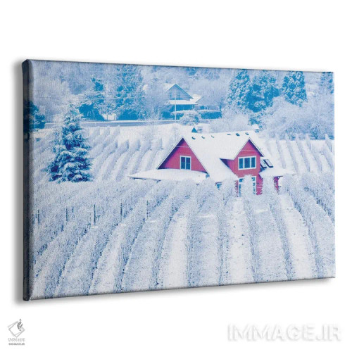 تابلو تاکستان زمستانی اثر دنیس فراتس - نمای پرسپکتیو محصول