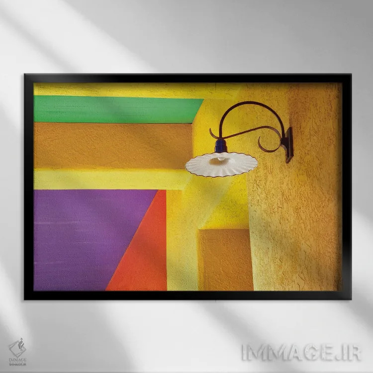 تابلو معماری جنوب غربی (آمریکا) اثر دنیس فراتس - نمای قابدار مشکی