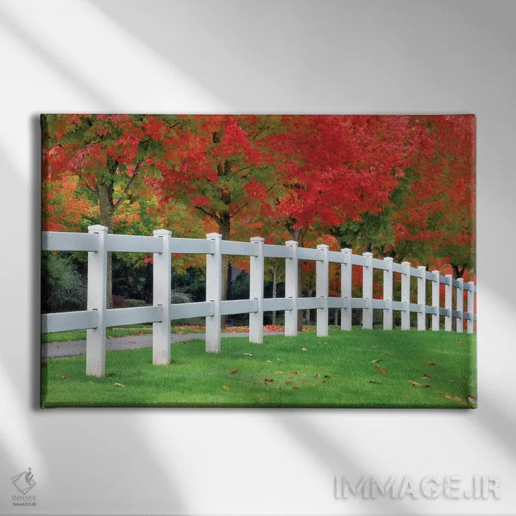 تابلو حصار پاییزی اثر دنیس فراتس - نمای روبهرو روی دیوار