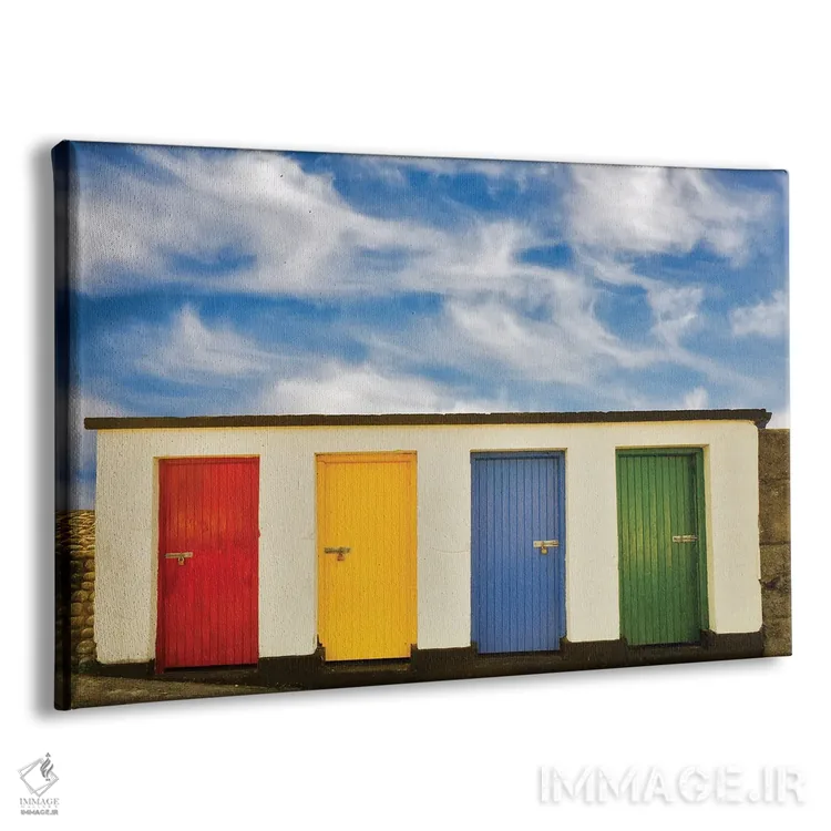تابلو درهای رنگارنگ اثر دنیس فراتس - نمای پرسپکتیو محصول