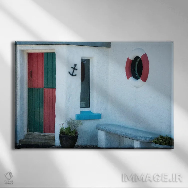 تابلو خانه دریانوردی (سبک دریایی) اثر دنیس فراتس - نمای روبهرو روی دیوار