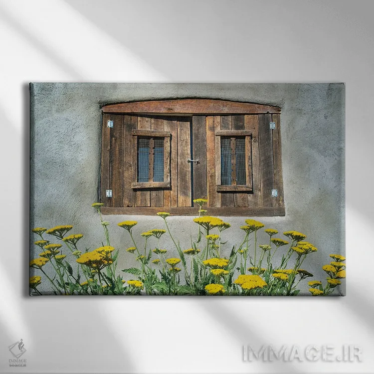 تابلو کرکرههای جنوب غربی (آمریکا) اثر دنیس فراتس - نمای روبهرو روی دیوار