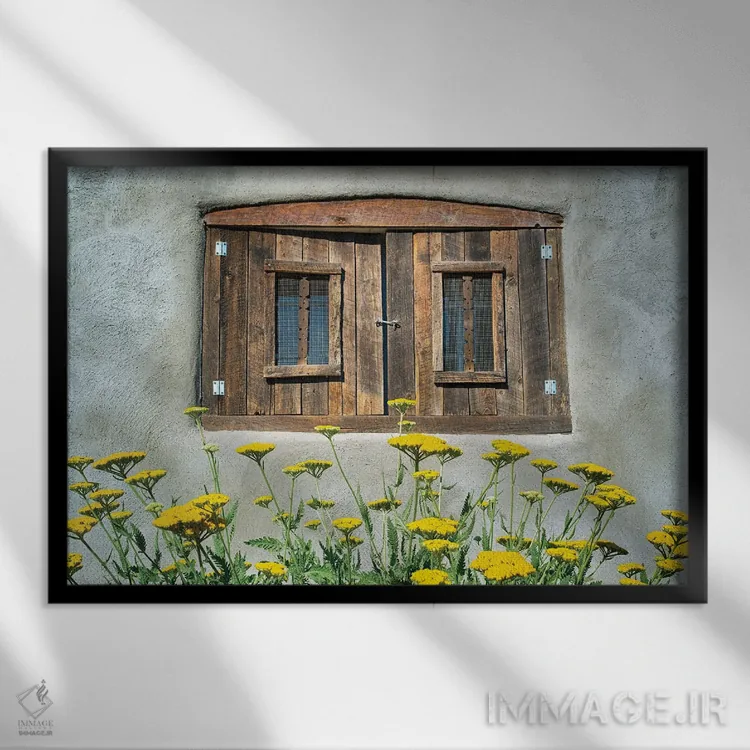 تابلو کرکرههای جنوب غربی (آمریکا) اثر دنیس فراتس - نمای قابدار مشکی