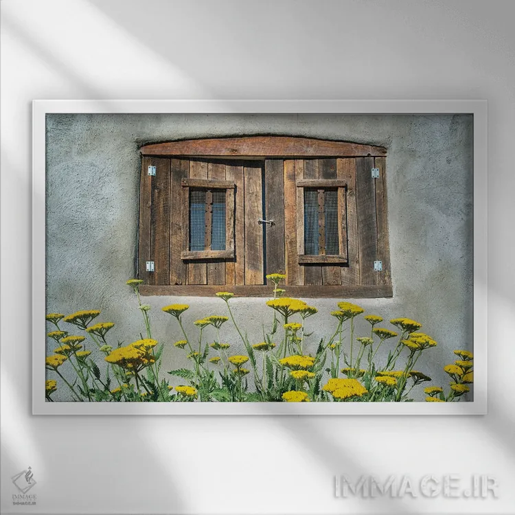 تابلو کرکرههای جنوب غربی (آمریکا) اثر دنیس فراتس - نمای قابدار سفید