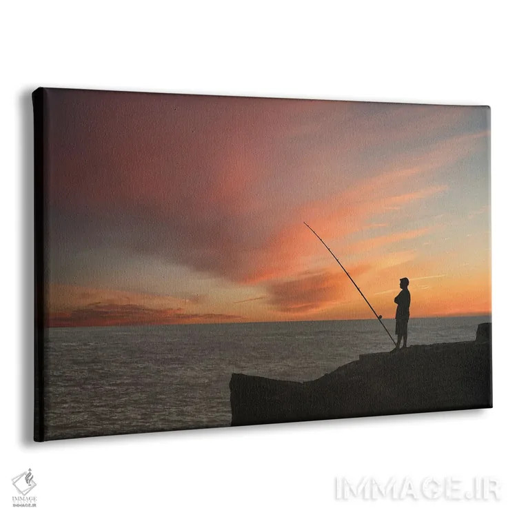 تابلو ماهیگیری در طلوع خورشید III اثر دنیس فراتس - نمای پرسپکتیو محصول