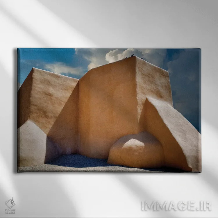 تابلو کلیسای جنوب غربی (آمریکا) اثر دنیس فراتس - نمای روبهرو روی دیوار