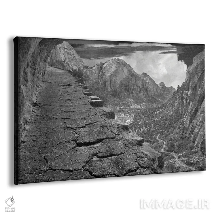 تابلو مسیر پارک ملی صهیون (آمریکا) اثر دنیس فراتس - نمای پرسپکتیو محصول