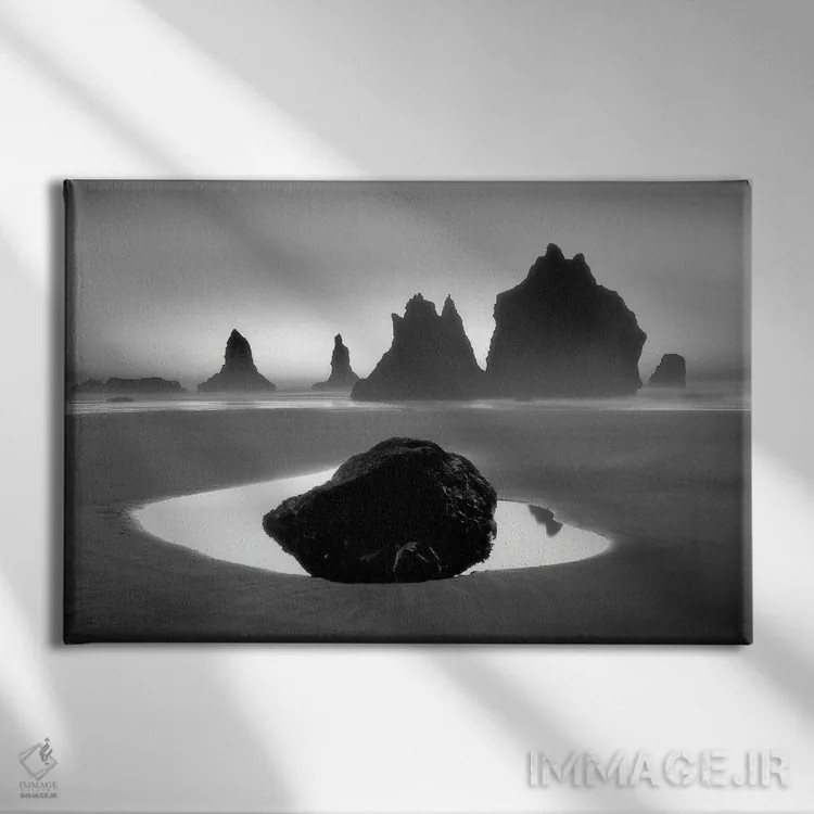 تابلو جزر II اثر دنیس فراتس - نمای روبهرو روی دیوار