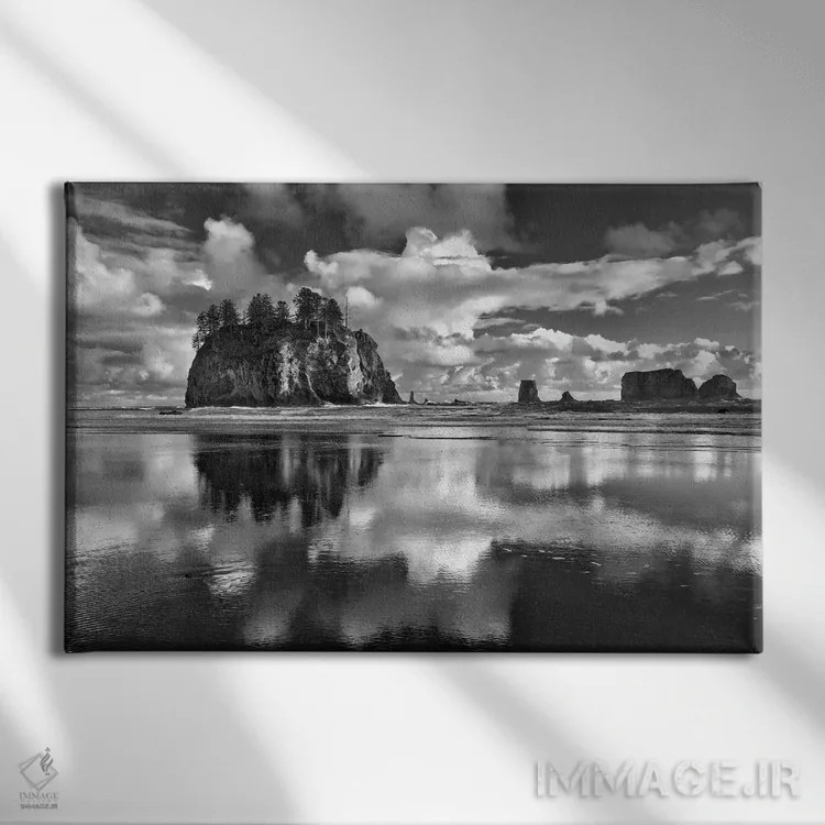 تابلو انعکاس جزر II اثر دنیس فراتس - نمای روبهرو روی دیوار