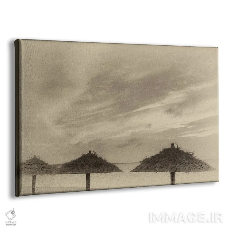 تابلو چترهای گرمسیری اثر دنیس فراتس - نمای پرسپکتیو محصول