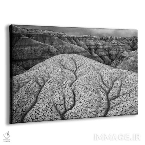 تابلو فرسایش زمین بایر اثر دنیس فراتس - نمای پرسپکتیو محصول