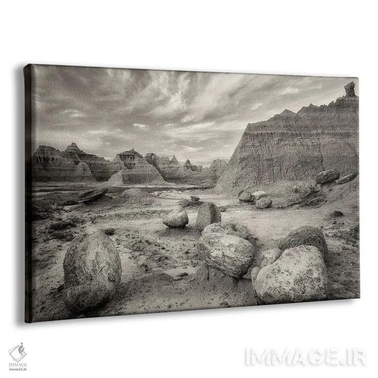 تابلو اراضی بایر ۳ اثر دنیس فراتس - نمای پرسپکتیو محصول