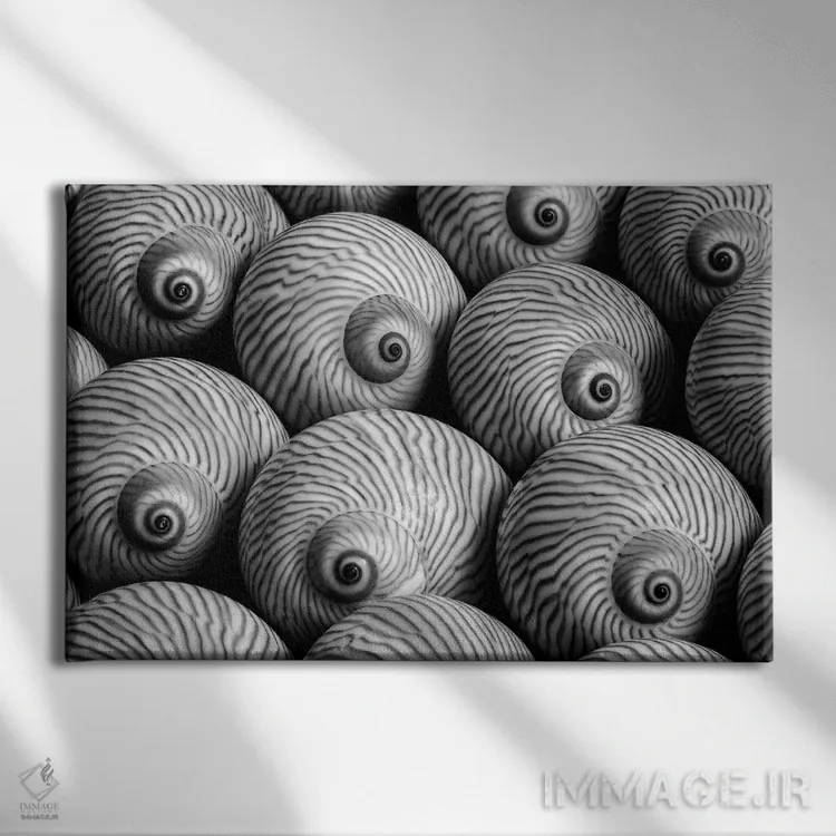 تابلو چشمها بیانگر همه چیزند اثر دنیس فراتس - نمای روبهرو روی دیوار