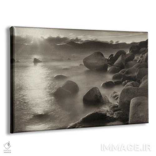 تابلو غروب کنار دریاچه اثر دنیس فراتس - نمای پرسپکتیو محصول