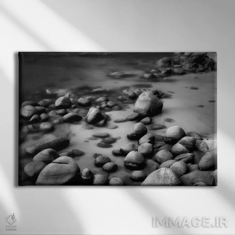 تابلو لبه دریاچه اثر دنیس فراتس - نمای روبهرو روی دیوار