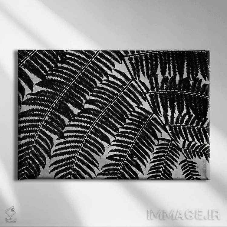 تابلو سایه سرخس اثر دنیس فراتس - نمای روبهرو روی دیوار