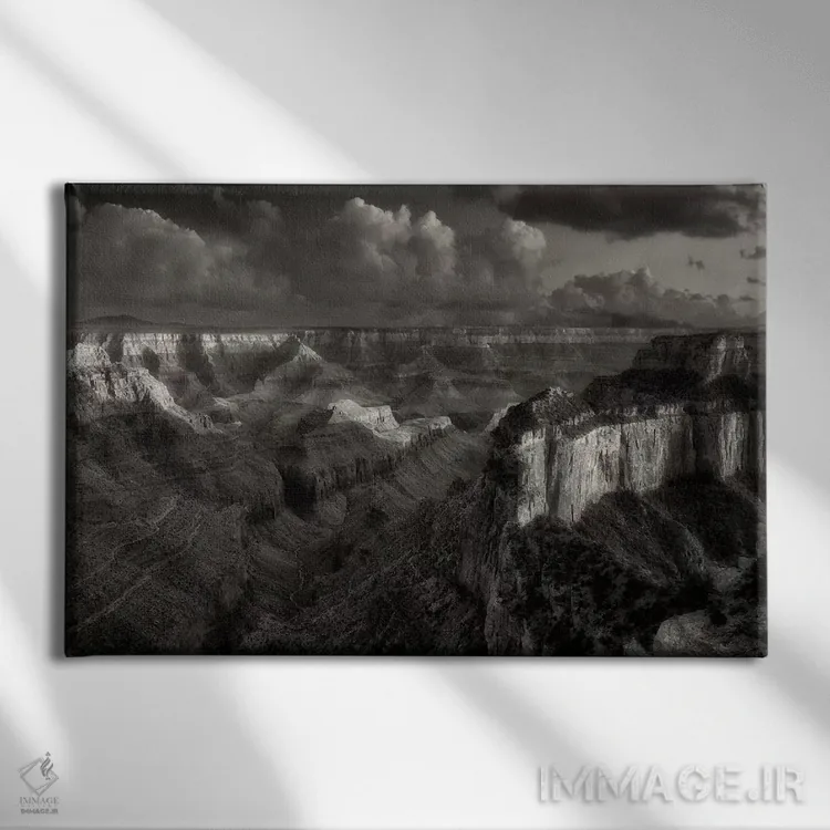 تابلو گراند کانیون (دره بزرگ آمریکا) اثر دنیس فراتس - نمای روبهرو روی دیوار
