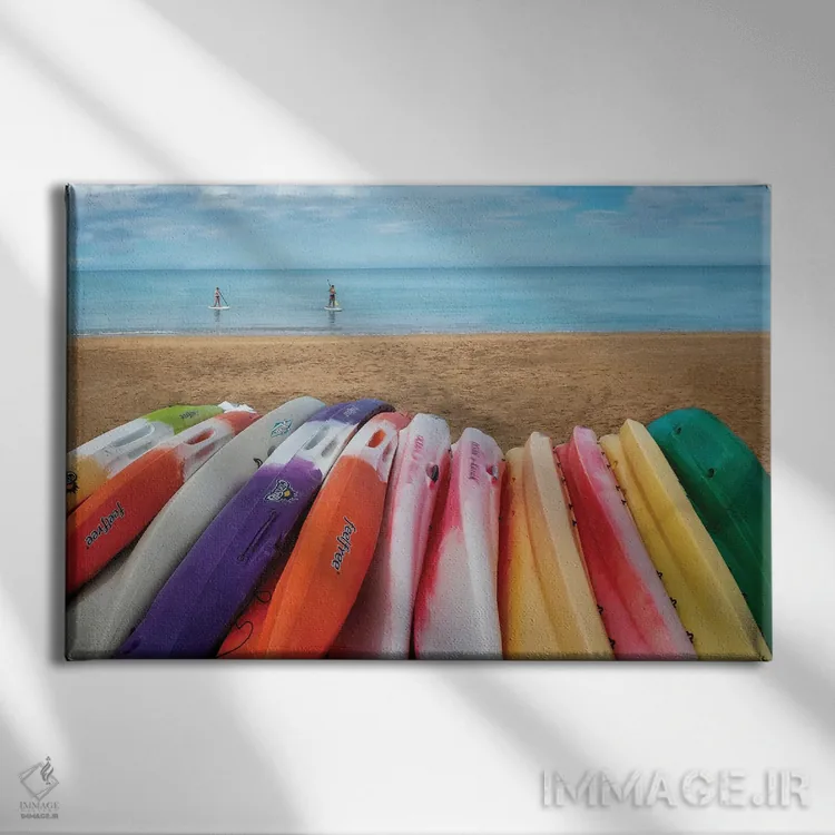 تابلو تختهپدلها اثر دنیس فراتس - نمای روبهرو روی دیوار