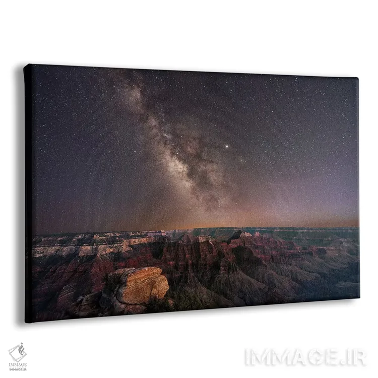 تابلو شب گرند کنیون یک اثر دنیس فراتس - نمای پرسپکتیو محصول