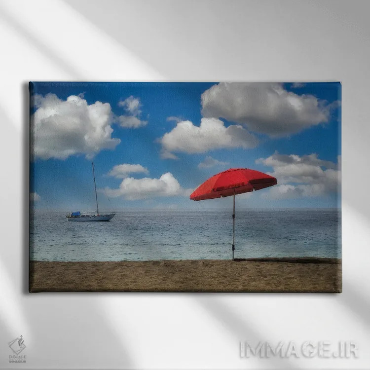 تابلو چتر تنها شماره سه اثر دنیس فراتس - نمای روبهرو روی دیوار