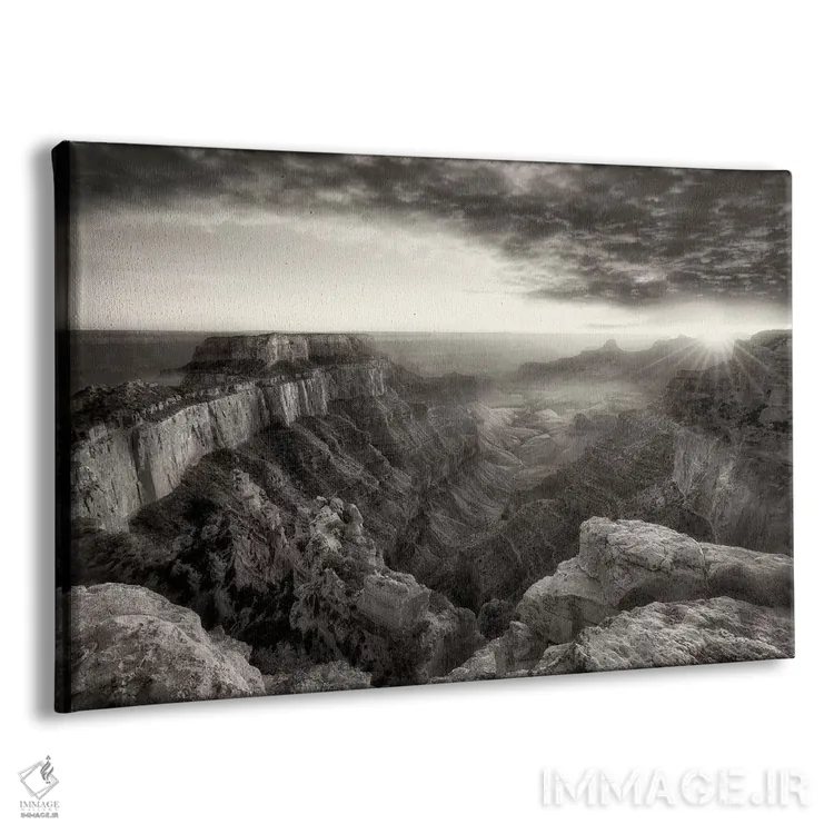 تابلو غروب گرند کنیون یک اثر دنیس فراتس - نمای پرسپکتیو محصول