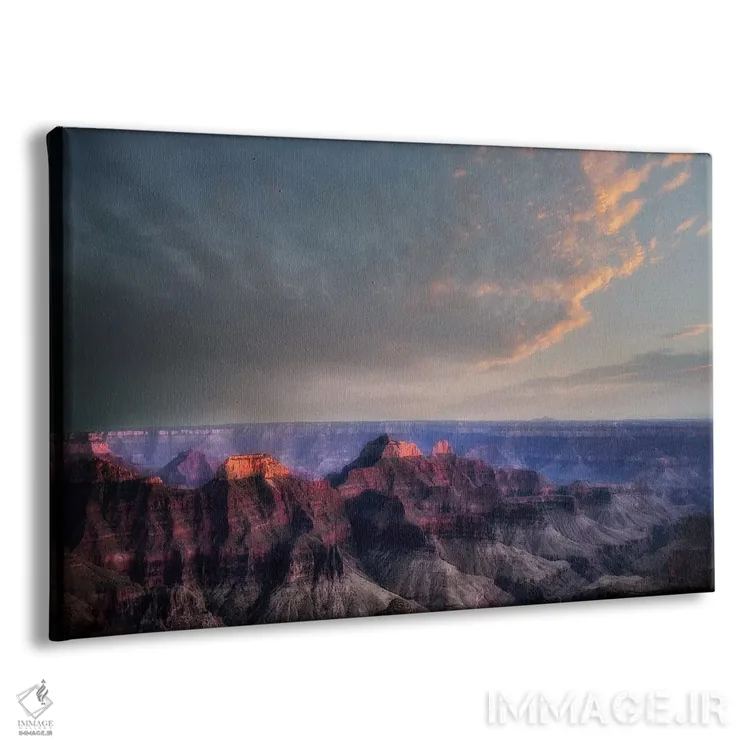 تابلو غروب گرند کنیون سه اثر دنیس فراتس - نمای پرسپکتیو محصول