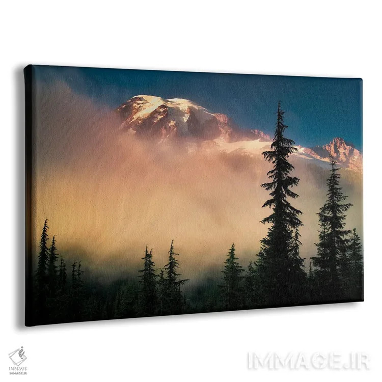 تابلو طلوع مهآلود رینر اثر دنیس فراتس - نمای پرسپکتیو محصول