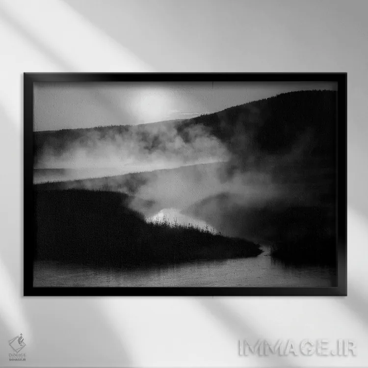 تابلو طلوع مدیسون اثر دنیس فراتس - نمای قابدار مشکی