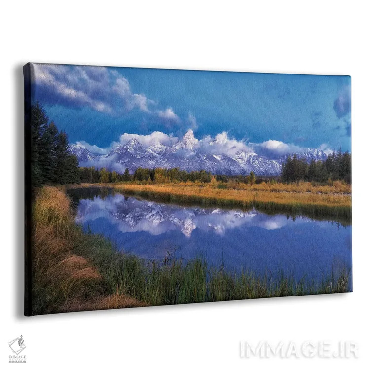 تابلو انعکاس تتون اثر دنیس فراتس - نمای پرسپکتیو محصول