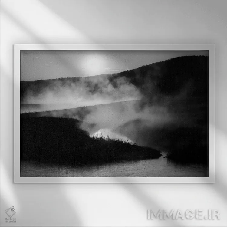 تابلو طلوع مدیسون اثر دنیس فراتس - نمای قابدار سفید