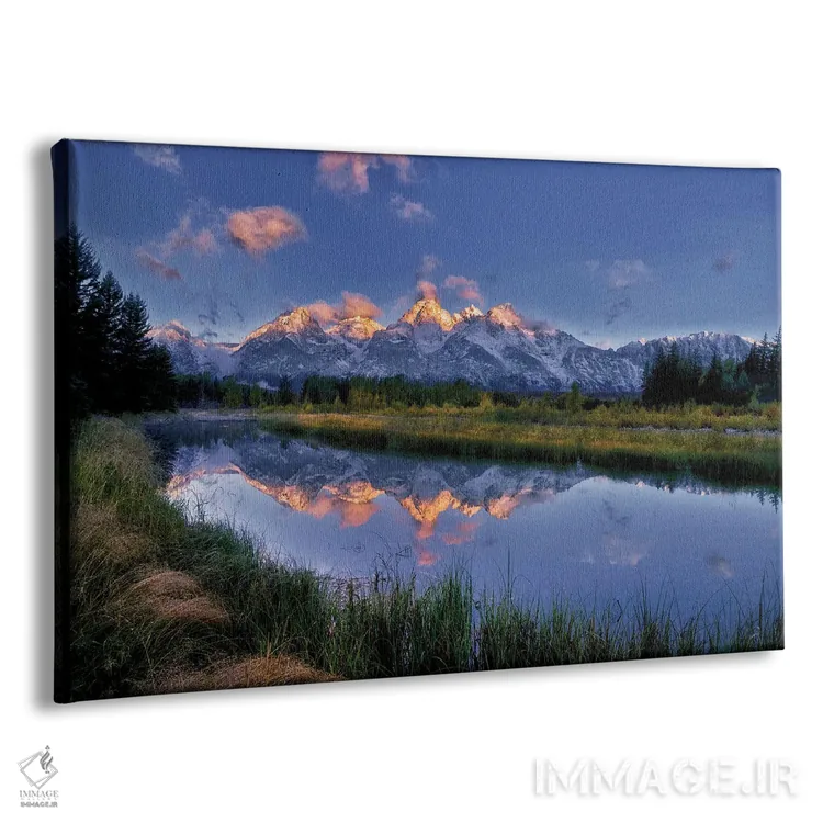 تابلو طلوع انعکاس تتون اثر دنیس فراتس - نمای پرسپکتیو محصول