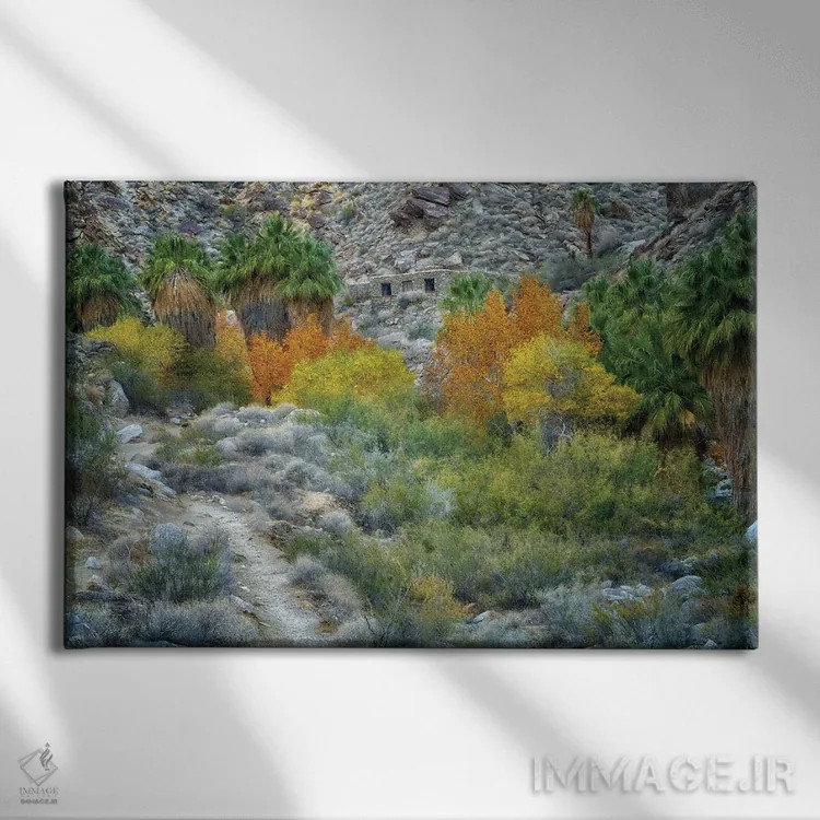 تابلو خانه سنگی اثر دنیس فراتس - نمای روبهرو روی دیوار