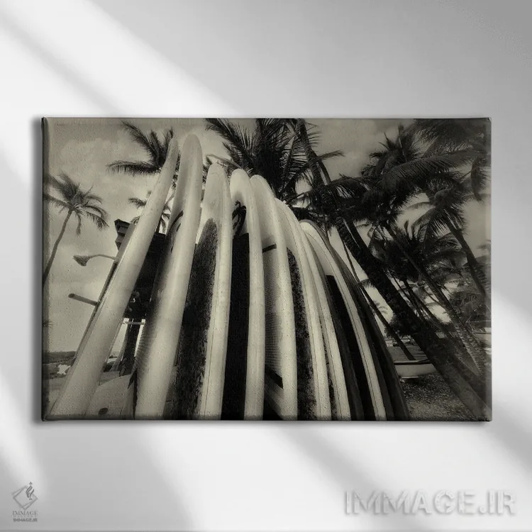 تابلو تختهموجسواریهای عتیقه اثر دنیس فراتس - نمای روبهرو روی دیوار