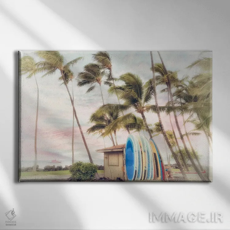 تابلو تختهموجسواریهای نوستالژیک ۲ اثر دنیس فراتس - نمای روبهرو روی دیوار