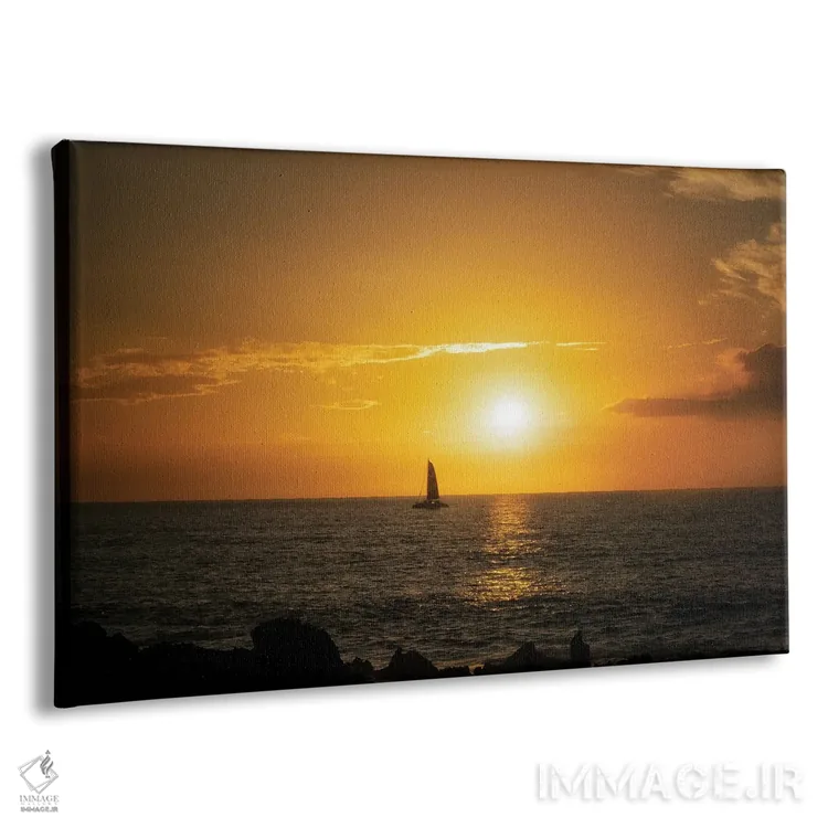 تابلو غروب کشتیرانی ۴ اثر دنیس فراتس - نمای پرسپکتیو محصول