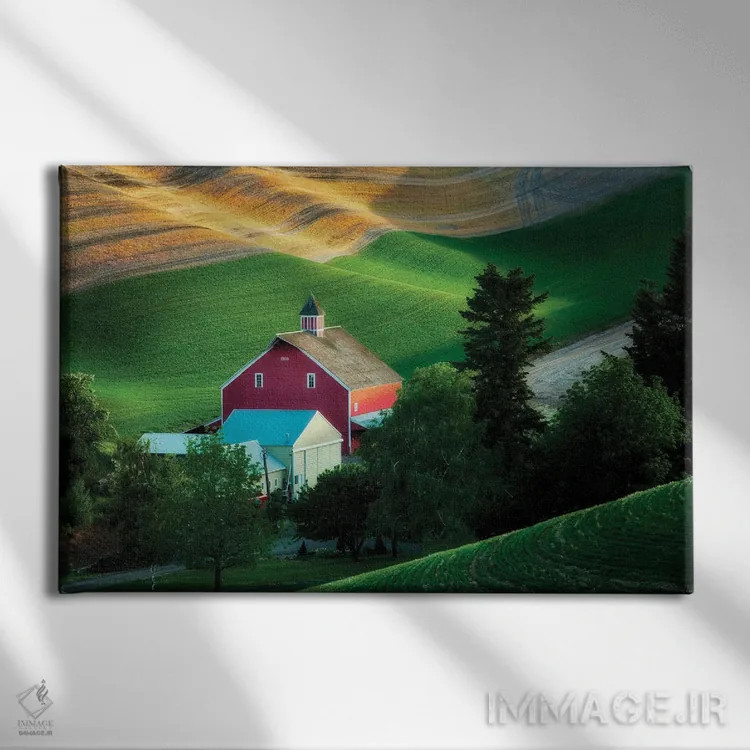 تابلو انبار دره اثر دنیس فراتس - نمای روبهرو روی دیوار