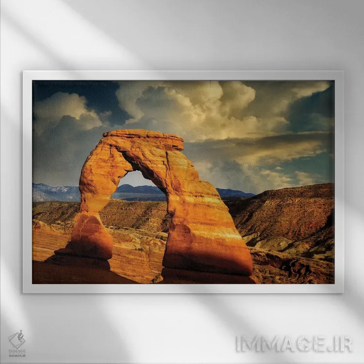 تابلو طاق لطیف (پارک ملی) اثر دنیس فراتس - نمای قابدار سفید