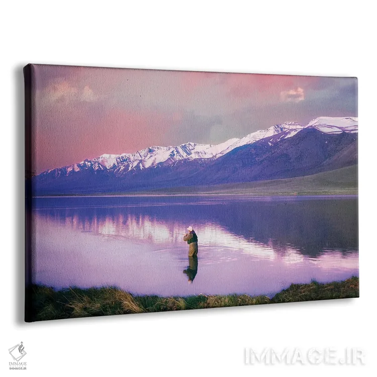 تابلو بهشت ماهیگیری اثر دنیس فراتس - نمای پرسپکتیو محصول