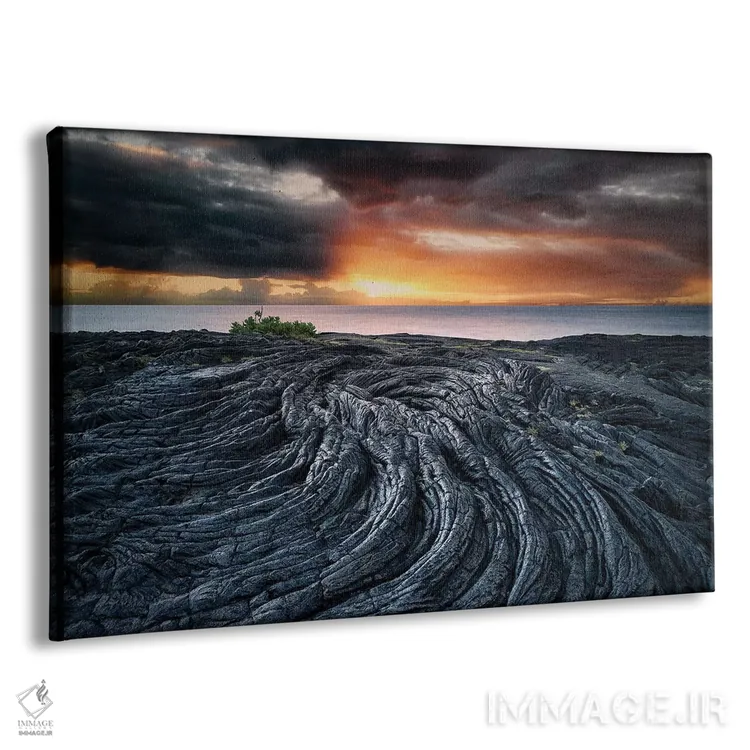 تابلو چرخش گدازه اثر دنیس فراتس - نمای پرسپکتیو محصول