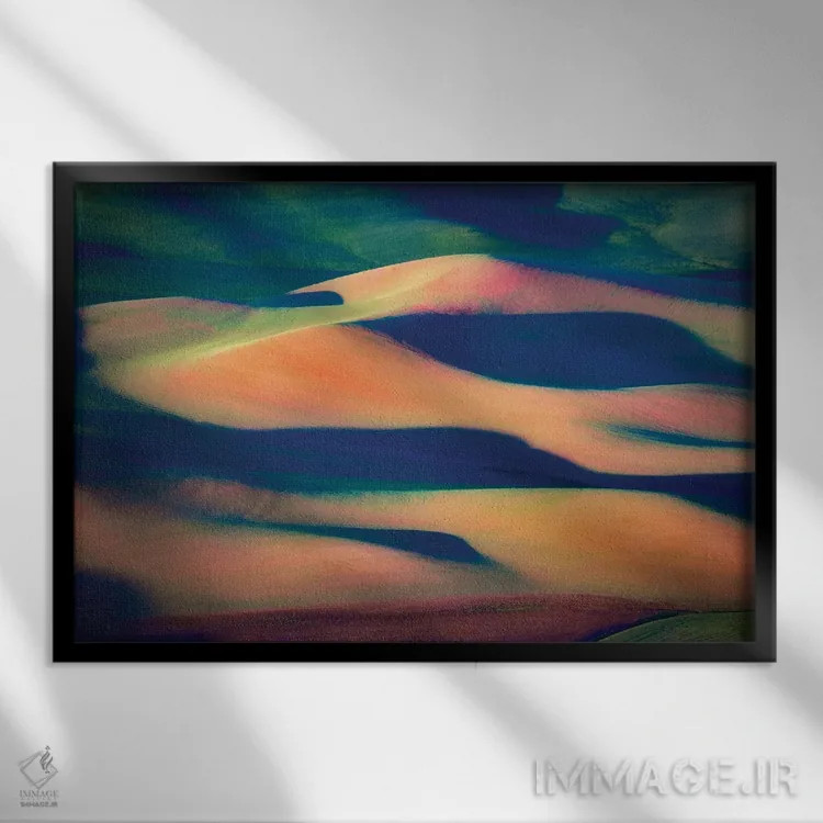 تابلو صبح پالوس ۳ (ناحیه) اثر دنیس فراتس - نمای قابدار مشکی
