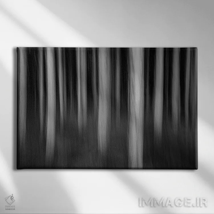 تابلو درختان انتزاعی اثر دنیس فراتس - نمای روبهرو روی دیوار