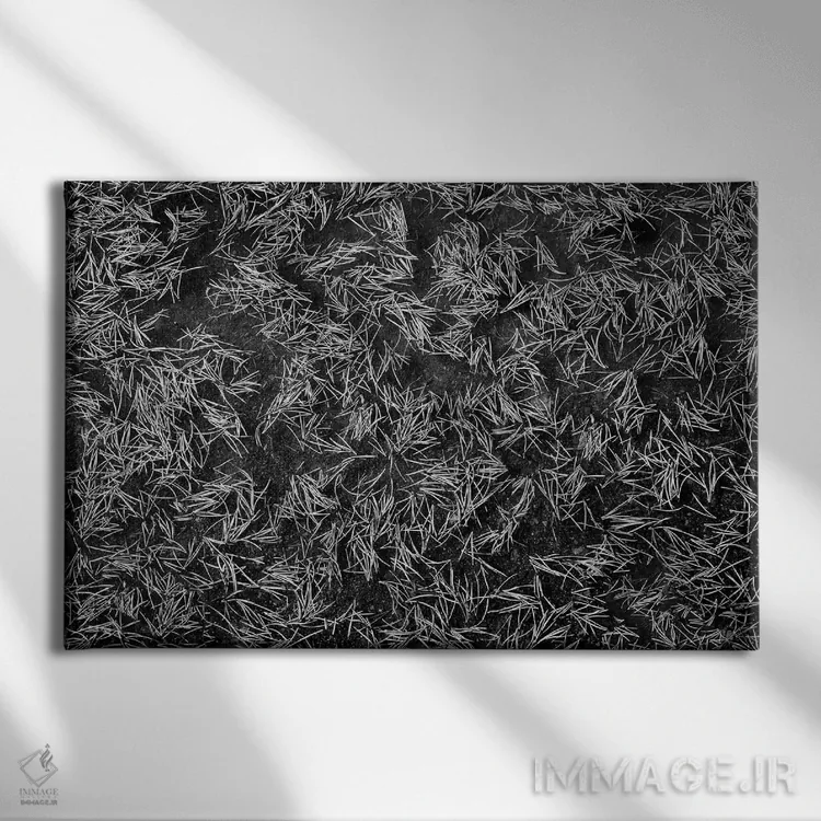 تابلو سوزنهای کاج اثر دنیس فراتس - نمای روبهرو روی دیوار