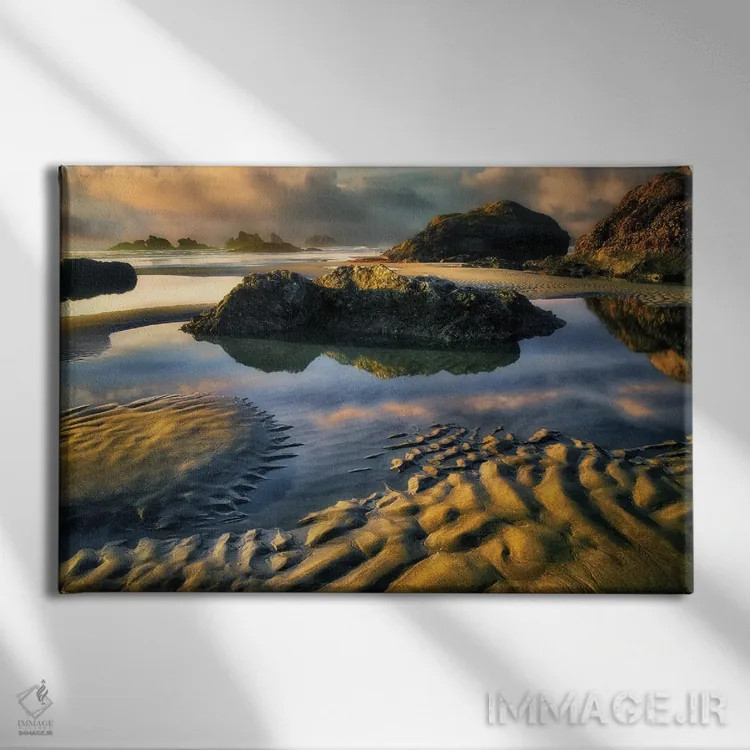 تابلو جزر دوم اثر دنیس فراتس - نمای روبهرو روی دیوار